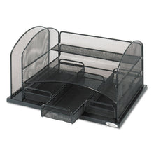 Load image into Gallery viewer, Safco® wholesale. SAFCO Three Drawer Organizer, Steel, 16 X 11 1-2 X 8 1-4, Black. HSD Wholesale: Janitorial Supplies, Breakroom Supplies, Office Supplies.