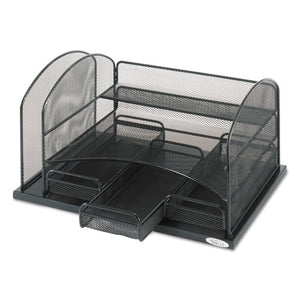 Safco® wholesale. SAFCO Three Drawer Organizer, Steel, 16 X 11 1-2 X 8 1-4, Black. HSD Wholesale: Janitorial Supplies, Breakroom Supplies, Office Supplies.