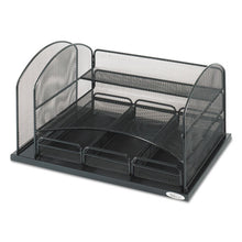 Load image into Gallery viewer, Safco® wholesale. SAFCO Three Drawer Organizer, Steel, 16 X 11 1-2 X 8 1-4, Black. HSD Wholesale: Janitorial Supplies, Breakroom Supplies, Office Supplies.