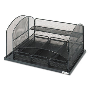 Safco® wholesale. SAFCO Three Drawer Organizer, Steel, 16 X 11 1-2 X 8 1-4, Black. HSD Wholesale: Janitorial Supplies, Breakroom Supplies, Office Supplies.