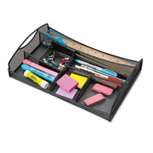 Load image into Gallery viewer, Safco® wholesale. SAFCO Drawer Organizer, Mesh, Black. HSD Wholesale: Janitorial Supplies, Breakroom Supplies, Office Supplies.