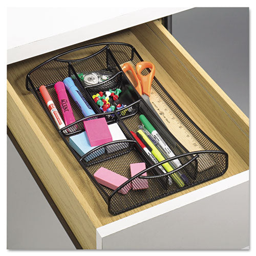Safco® wholesale. SAFCO Drawer Organizer, Mesh, Black. HSD Wholesale: Janitorial Supplies, Breakroom Supplies, Office Supplies.