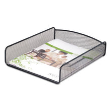 Load image into Gallery viewer, Safco® wholesale. SAFCO Onyx Desk Tray, 1 Section, Letter Size Files, 9.25&quot; X 11.75&quot; X 2.5&quot;, Black. HSD Wholesale: Janitorial Supplies, Breakroom Supplies, Office Supplies.