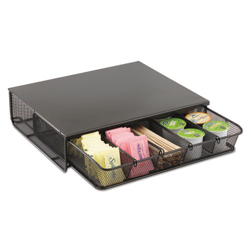 Safco® wholesale. SAFCO One Drawer Hospitality Organizer, 5 Compartments, 12 1-2 X 11 1-4 X 3 1-4, Bk. HSD Wholesale: Janitorial Supplies, Breakroom Supplies, Office Supplies.