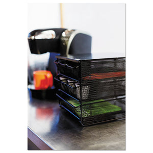 Safco® wholesale. SAFCO 3 Drawer Hospitality Organizer, 7 Compartments, 11 1-2w X 8 1-4d X 8 1-4h, Bk. HSD Wholesale: Janitorial Supplies, Breakroom Supplies, Office Supplies.