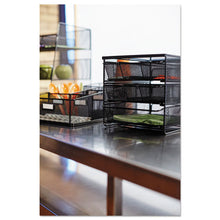 Load image into Gallery viewer, Safco® wholesale. SAFCO 3 Drawer Hospitality Organizer, 7 Compartments, 11 1-2w X 8 1-4d X 8 1-4h, Bk. HSD Wholesale: Janitorial Supplies, Breakroom Supplies, Office Supplies.