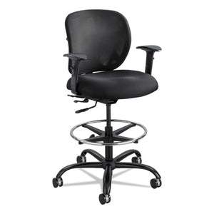 Safco® wholesale. SAFCO Vue Heavy-duty Extended-height Stool, 32.5" Seat Height, Supports Up To 350 Lbs., Black Seat-black Back, Black Base. HSD Wholesale: Janitorial Supplies, Breakroom Supplies, Office Supplies.