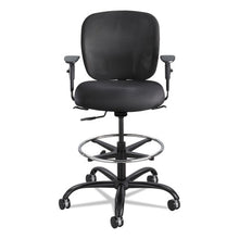 Load image into Gallery viewer, Safco® wholesale. SAFCO Vue Heavy-duty Extended-height Stool, 32.5&quot; Seat Height, Supports Up To 350 Lbs., Black Seat-black Back, Black Base. HSD Wholesale: Janitorial Supplies, Breakroom Supplies, Office Supplies.