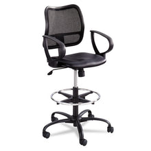 Load image into Gallery viewer, Safco® wholesale. SAFCO Vue Series Mesh Extended-height Chair, 33&quot; Seat Height, Supports Up To 250 Lbs., Black Seat-black Back, Black Base. HSD Wholesale: Janitorial Supplies, Breakroom Supplies, Office Supplies.