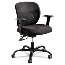 Load image into Gallery viewer, Safco® wholesale. SAFCO Vue Intensive-use Mesh Task Chair, Supports Up To 500 Lbs., Black Seat-black Back, Black Base. HSD Wholesale: Janitorial Supplies, Breakroom Supplies, Office Supplies.