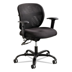 Safco® wholesale. SAFCO Vue Intensive-use Mesh Task Chair, Supports Up To 500 Lbs., Black Seat-black Back, Black Base. HSD Wholesale: Janitorial Supplies, Breakroom Supplies, Office Supplies.