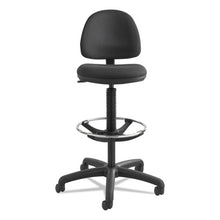 Load image into Gallery viewer, Safco® wholesale. SAFCO Precision Extended-height Swivel Stool With Adjustable Footring, 33&quot; Seat Height, Up To 250 Lbs., Black Seat-back, Black Base. HSD Wholesale: Janitorial Supplies, Breakroom Supplies, Office Supplies.