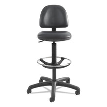 Load image into Gallery viewer, Safco® wholesale. SAFCO Precision Extended-height Swivel Stool With Adjustable Footring, 33&quot; Seat Height, Up To 250 Lbs., Black Seat-back, Black Base. HSD Wholesale: Janitorial Supplies, Breakroom Supplies, Office Supplies.