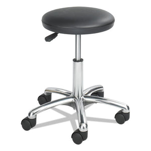 Safco® wholesale. SAFCO Height-adjustable Lab Stool, 21" Seat Height, Supports Up To 250 Lbs., Black Seat-black Back, Chrome Base. HSD Wholesale: Janitorial Supplies, Breakroom Supplies, Office Supplies.