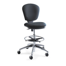 Load image into Gallery viewer, Safco® wholesale. SAFCO Metro Collection Extended-height Chair, Supports Up To 250 Lbs., Black Seat-black Back, Chrome Base. HSD Wholesale: Janitorial Supplies, Breakroom Supplies, Office Supplies.