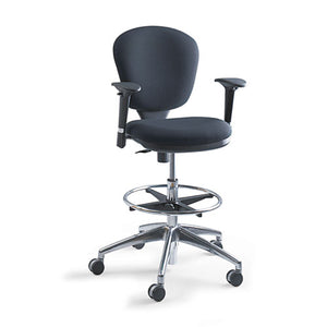 Safco® wholesale. SAFCO Metro Collection Extended-height Chair, Supports Up To 250 Lbs., Black Seat-black Back, Chrome Base. HSD Wholesale: Janitorial Supplies, Breakroom Supplies, Office Supplies.