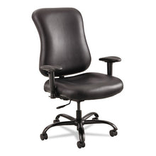 Load image into Gallery viewer, Safco® wholesale. SAFCO Optimus High Back Big And Tall Chair, Vinyl Upholstery, Supports Up To 400 Lbs., Black Seat-black Back, Black Base. HSD Wholesale: Janitorial Supplies, Breakroom Supplies, Office Supplies.