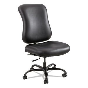 Safco® wholesale. SAFCO Optimus High Back Big And Tall Chair, Vinyl Upholstery, Supports Up To 400 Lbs., Black Seat-black Back, Black Base. HSD Wholesale: Janitorial Supplies, Breakroom Supplies, Office Supplies.