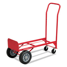 Load image into Gallery viewer, Safco® wholesale. SAFCO Two-way Convertible Hand Truck, 500-600 Lb Capacity, 18w X 51h, Red. HSD Wholesale: Janitorial Supplies, Breakroom Supplies, Office Supplies.