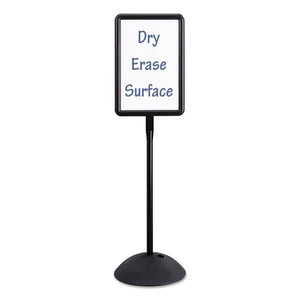 Safco® wholesale. SAFCO Double Sided Sign, Magnetic-dry Erase Steel, 18 X 18, White, Black Frame. HSD Wholesale: Janitorial Supplies, Breakroom Supplies, Office Supplies.