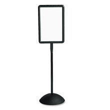 Load image into Gallery viewer, Safco® wholesale. SAFCO Double Sided Sign, Magnetic-dry Erase Steel, 18 X 18, White, Black Frame. HSD Wholesale: Janitorial Supplies, Breakroom Supplies, Office Supplies.