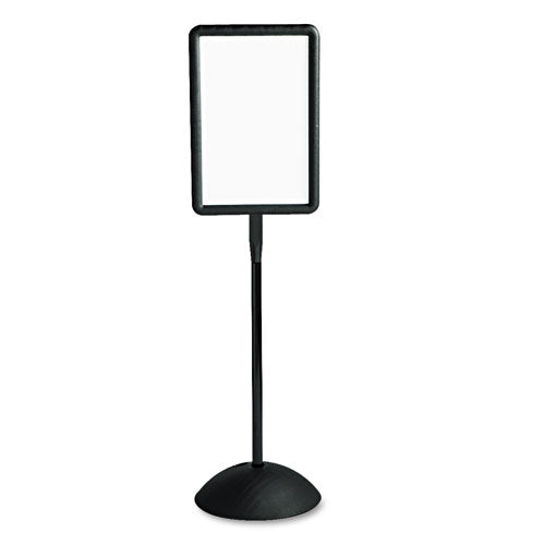 Safco® wholesale. SAFCO Double Sided Sign, Magnetic-dry Erase Steel, 18 X 18, White, Black Frame. HSD Wholesale: Janitorial Supplies, Breakroom Supplies, Office Supplies.