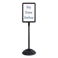 Safco® wholesale. SAFCO Double Sided Sign, Magnetic-dry Erase Steel, 18 X 18, White, Black Frame. HSD Wholesale: Janitorial Supplies, Breakroom Supplies, Office Supplies.