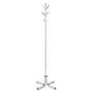 Safco® wholesale. SAFCO Metal Costumer, Four Ball-tipped Double-hooks, 21w X 21d X 70h, Chrome. HSD Wholesale: Janitorial Supplies, Breakroom Supplies, Office Supplies.