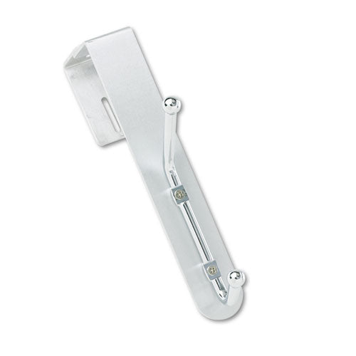 Safco® wholesale. SAFCO Over-the-panel Double-garment Hook, Satin Aluminum-chrome. HSD Wholesale: Janitorial Supplies, Breakroom Supplies, Office Supplies.