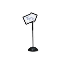 Load image into Gallery viewer, Safco® wholesale. SAFCO Double-sided Arrow Sign, Dry Erase Magnetic Steel, 25 1-2 X 17 3-4, Black Frame. HSD Wholesale: Janitorial Supplies, Breakroom Supplies, Office Supplies.