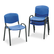 Safco® wholesale. SAFCO Stacking Chair, Blue Seat-blue Back, Black Base, 4-carton. HSD Wholesale: Janitorial Supplies, Breakroom Supplies, Office Supplies.