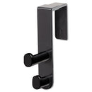 Safco® wholesale. SAFCO Plastic Coat Hook, 2-hook, 1 3-4 X 6 1-2 X 7 3-4, Black. HSD Wholesale: Janitorial Supplies, Breakroom Supplies, Office Supplies.