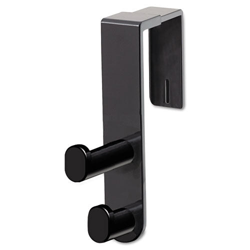 Safco® wholesale. SAFCO Plastic Coat Hook, 2-hook, 1 3-4 X 6 1-2 X 7 3-4, Black. HSD Wholesale: Janitorial Supplies, Breakroom Supplies, Office Supplies.
