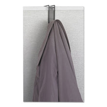 Load image into Gallery viewer, Safco® wholesale. SAFCO Onyx Panel-door Coat Hook, Steel. HSD Wholesale: Janitorial Supplies, Breakroom Supplies, Office Supplies.