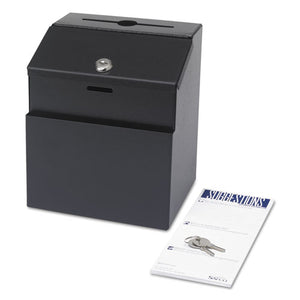 Safco® wholesale. SAFCO Steel Suggestion-key Drop Box With Locking Top, 7 X 6 X 8 1-2. HSD Wholesale: Janitorial Supplies, Breakroom Supplies, Office Supplies.