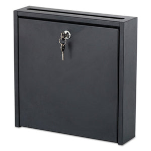 Safco® wholesale. SAFCO Wall-mountable Interoffice Mailbox, 12w X 3d X 12h, Black. HSD Wholesale: Janitorial Supplies, Breakroom Supplies, Office Supplies.