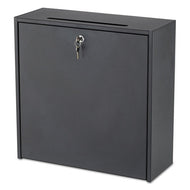 Safco® wholesale. SAFCO Wall-mountable Interoffice Mailbox, 18w X 7d X 18h, Black. HSD Wholesale: Janitorial Supplies, Breakroom Supplies, Office Supplies.