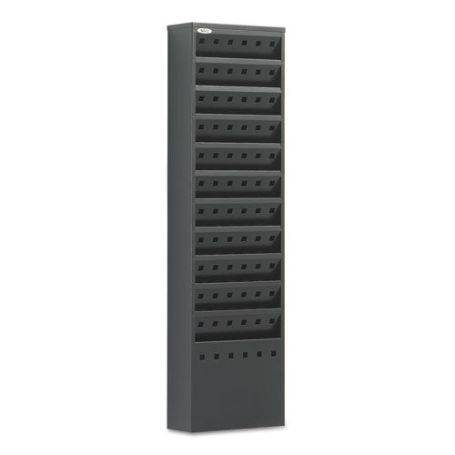 Safco® wholesale. SAFCO Steel Magazine Rack, 11 Compartments, 10w X 4d X 36.25h, Black. HSD Wholesale: Janitorial Supplies, Breakroom Supplies, Office Supplies.