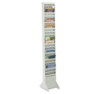 Safco® wholesale. SAFCO Steel Magazine Rack, 23 Compartments, 10w X 4d X 65.5h, Gray. HSD Wholesale: Janitorial Supplies, Breakroom Supplies, Office Supplies.