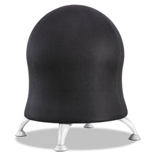 Load image into Gallery viewer, Safco® wholesale. SAFCO Zenergy Ball Chair, Black Seat-black Back, Silver Base. HSD Wholesale: Janitorial Supplies, Breakroom Supplies, Office Supplies.