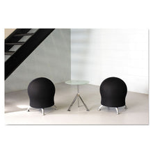 Load image into Gallery viewer, Safco® wholesale. SAFCO Zenergy Ball Chair, Black Seat-black Back, Silver Base. HSD Wholesale: Janitorial Supplies, Breakroom Supplies, Office Supplies.