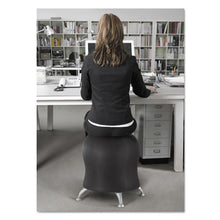 Load image into Gallery viewer, Safco® wholesale. SAFCO Zenergy Ball Chair, Black Seat-black Back, Silver Base. HSD Wholesale: Janitorial Supplies, Breakroom Supplies, Office Supplies.