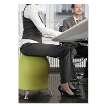 Load image into Gallery viewer, Safco® wholesale. SAFCO Zenergy Ball Chair, Grass Seat-grass Back, Silver Base. HSD Wholesale: Janitorial Supplies, Breakroom Supplies, Office Supplies.