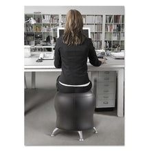 Load image into Gallery viewer, Safco® wholesale. SAFCO Zenergy Ball Chair, Black Seat-black Back, Silver Base. HSD Wholesale: Janitorial Supplies, Breakroom Supplies, Office Supplies.