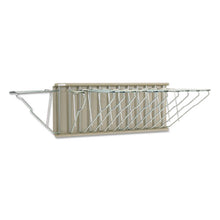 Load image into Gallery viewer, Safco® wholesale. SAFCO Sheet File Pivot Wall Rack, 12 Hanging Clamps, 24w X 14.75d X 9.75h, Sand. HSD Wholesale: Janitorial Supplies, Breakroom Supplies, Office Supplies.