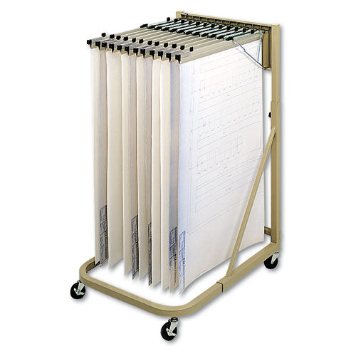 Safco® wholesale. SAFCO Steel Sheet File Mobile Rack, 12 Pivot Brackets, 27w X 37.5d X 61.5h, Sand. HSD Wholesale: Janitorial Supplies, Breakroom Supplies, Office Supplies.