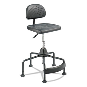 Safco® wholesale. SAFCO Task Master Economy Industrial Chair, 35" Seat Height, Supports Up To 250 Lbs., Black Seat-black Back, Black Base. HSD Wholesale: Janitorial Supplies, Breakroom Supplies, Office Supplies.