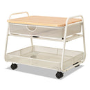 Safco® wholesale. SAFCO Onyx Under Desk Machine Stand, 2 Shelves, 21w X 16d X 17.5h, White, 100-lb Capacity. HSD Wholesale: Janitorial Supplies, Breakroom Supplies, Office Supplies.