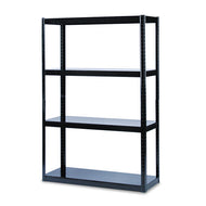 Safco® wholesale. SAFCO Boltless Steel Shelving, Five-shelf, 48w X 18d X 72h, Black. HSD Wholesale: Janitorial Supplies, Breakroom Supplies, Office Supplies.