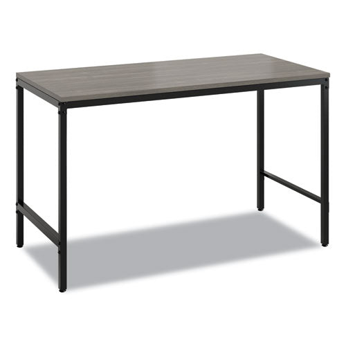 Safco® wholesale. SAFCO Simple Work Desk, 45.5" X 23.5" X 29.5", Gray. HSD Wholesale: Janitorial Supplies, Breakroom Supplies, Office Supplies.